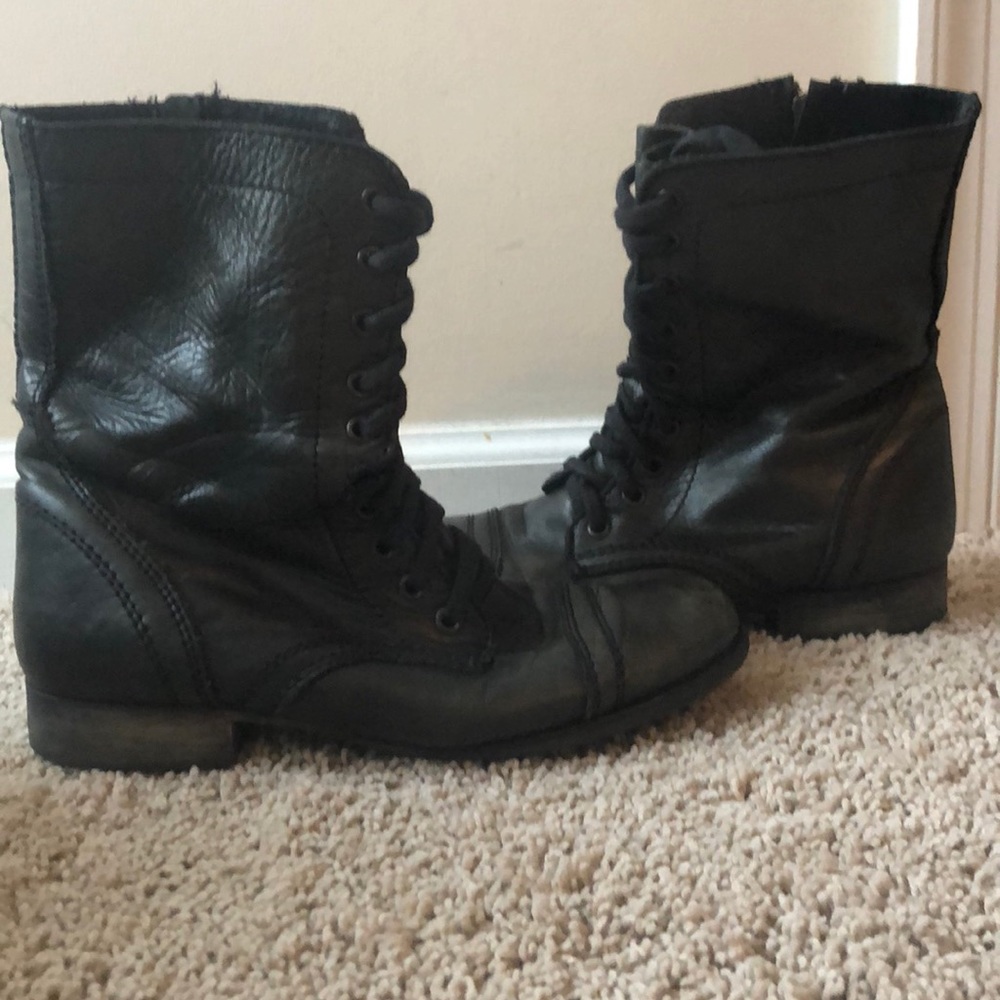 Black Steve Madden boots